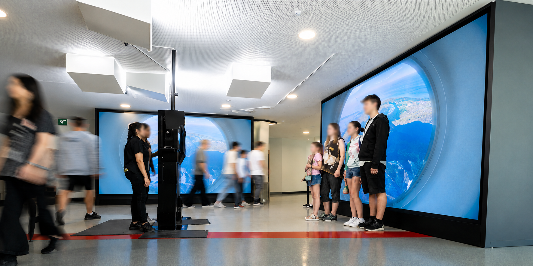 Un studio de prise de vue de Digital Attractions à la Tour CN